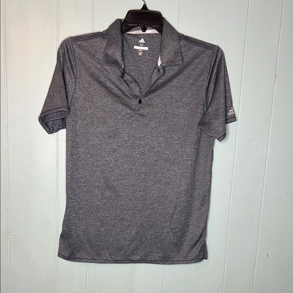 Adidas Gray Polo Shirt Classic Design